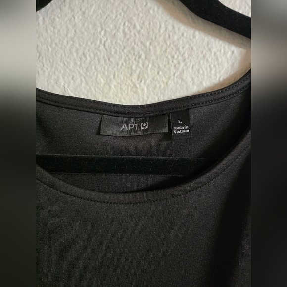 Apt 9 Watercolor Black Dress - Picture 3 of 6